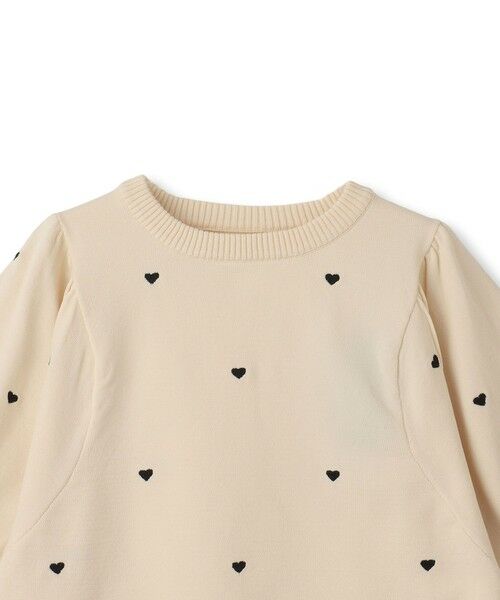 QUEENS COURT / クイーンズコート ニット・セーター | ハート柄ボリュームスリーブニットプルオーバー≪手洗い可能≫ | 詳細8