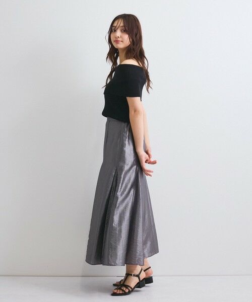 QUEENS COURT / クイーンズコート ニット・セーター | リブニットオフショルプルオーバー≪手洗い可能≫ | 詳細13