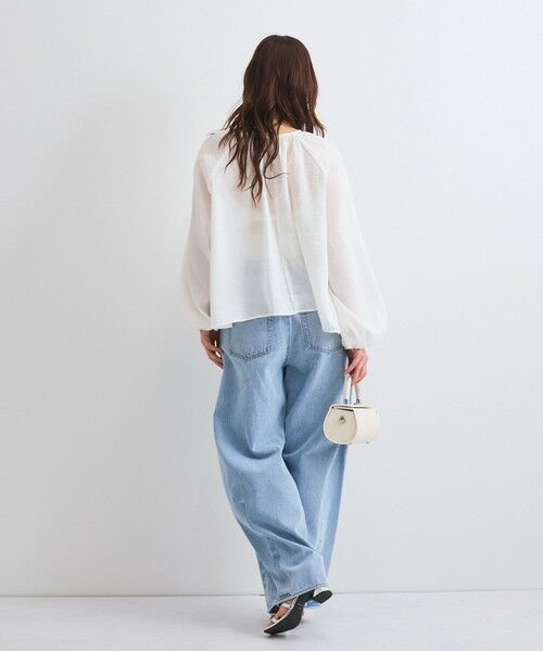 QUEENS COURT / クイーンズコート シャツ・ブラウス | 【日本製】シャーリングブラウス≪セットアップ対応/手洗い可能≫ | 詳細6