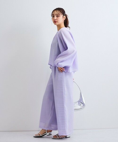 QUEENS COURT / クイーンズコート シャツ・ブラウス | 【日本製】シャーリングブラウス≪セットアップ対応/手洗い可能≫ | 詳細13