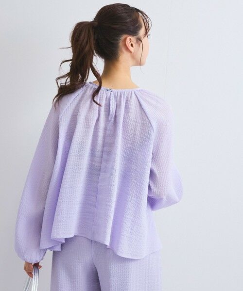 QUEENS COURT / クイーンズコート シャツ・ブラウス | 【日本製】シャーリングブラウス≪セットアップ対応/手洗い可能≫ | 詳細9