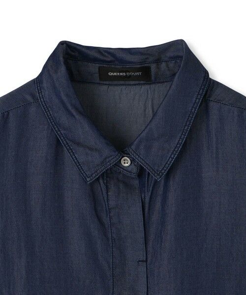 QUEENS COURT / クイーンズコート シャツ・ブラウス | バイオターンバックブラウス≪セットアップ対応/洗濯機で洗える≫ | 詳細5