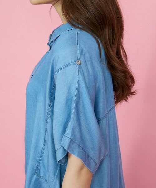 QUEENS COURT / クイーンズコート シャツ・ブラウス | バイオターンバックブラウス≪セットアップ対応/洗濯機で洗える≫ | 詳細13