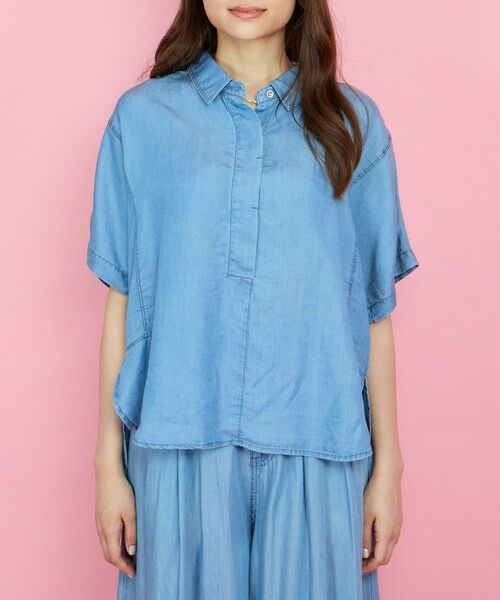 QUEENS COURT / クイーンズコート シャツ・ブラウス | バイオターンバックブラウス≪セットアップ対応/洗濯機で洗える≫ | 詳細9