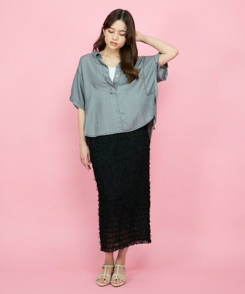 QUEENS COURT / クイーンズコート シャツ・ブラウス | バイオターンバックブラウス≪セットアップ対応/洗濯機で洗える≫ | 詳細22