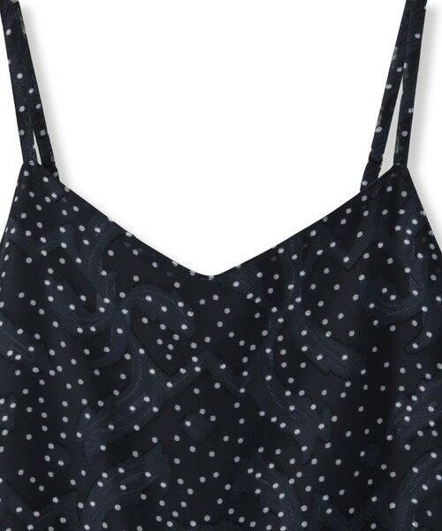 QUEENS COURT / クイーンズコート ロング・マキシ丈ワンピース | シアージャカードドットサロペット≪手洗い可能≫ | 詳細11