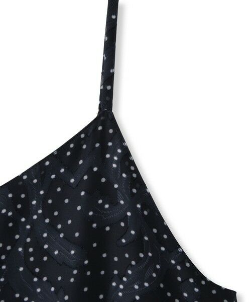 QUEENS COURT / クイーンズコート ロング・マキシ丈ワンピース | シアージャカードドットサロペット≪手洗い可能≫ | 詳細12