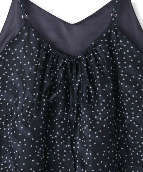 QUEENS COURT / クイーンズコート ロング・マキシ丈ワンピース | シアージャカードドットサロペット≪手洗い可能≫ | 詳細14