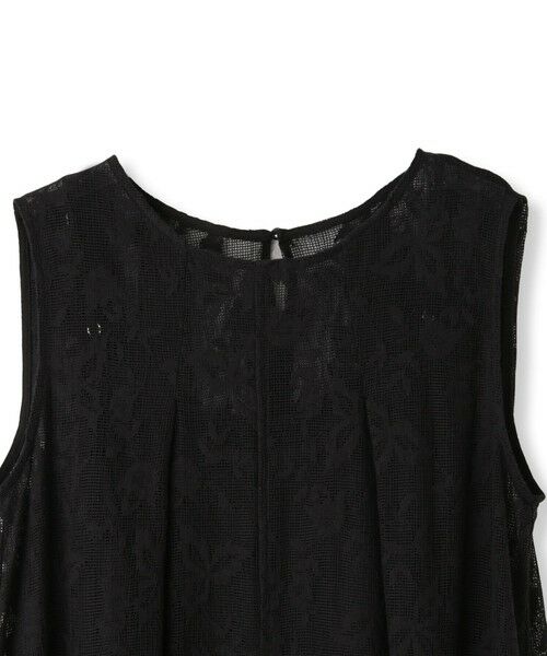 QUEENS COURT / クイーンズコート ロング・マキシ丈ワンピース | ラッセルレースワンピースアンサンブル≪手洗い可能≫ | 詳細12