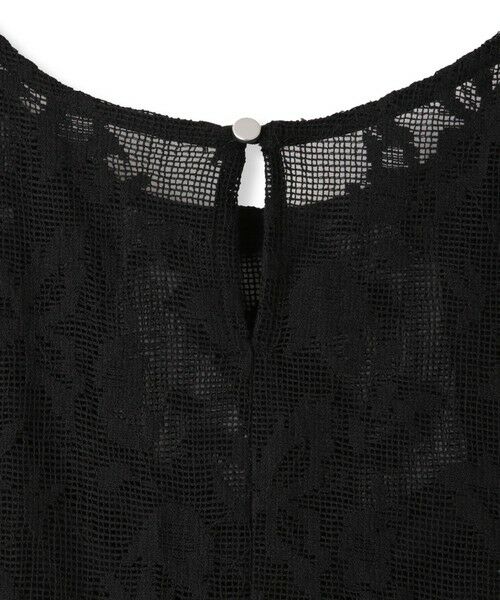 QUEENS COURT / クイーンズコート ロング・マキシ丈ワンピース | ラッセルレースワンピースアンサンブル≪手洗い可能≫ | 詳細13