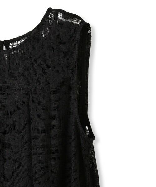 QUEENS COURT / クイーンズコート ロング・マキシ丈ワンピース | ラッセルレースワンピースアンサンブル≪手洗い可能≫ | 詳細14