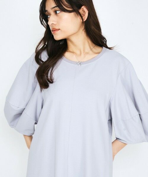 QUEENS COURT / クイーンズコート ロング・マキシ丈ワンピース | ボリュームスリーブカットワンピース≪手洗い可能≫ | 詳細9