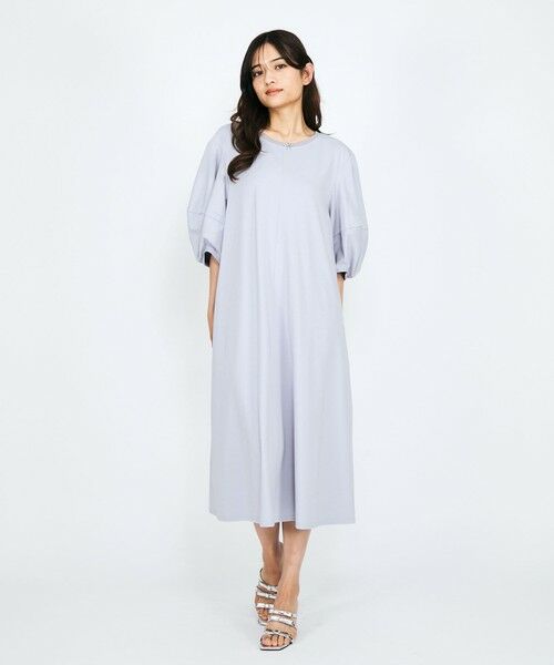 QUEENS COURT / クイーンズコート ロング・マキシ丈ワンピース | ボリュームスリーブカットワンピース≪手洗い可能≫ | 詳細13