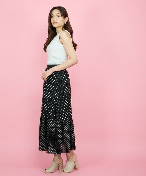 QUEENS COURT / クイーンズコート キャミソール・チューブトップ | ラメテレコインナータンク≪手洗い可能≫ | 詳細3