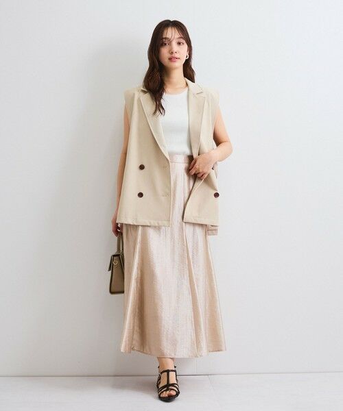 QUEENS COURT / クイーンズコート キャミソール・チューブトップ | ラメテレコインナータンク≪手洗い可能≫ | 詳細7