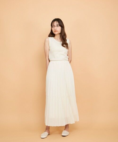 QUEENS COURT / クイーンズコート キャミソール・チューブトップ | ラメテレコインナータンク≪手洗い可能≫ | 詳細13