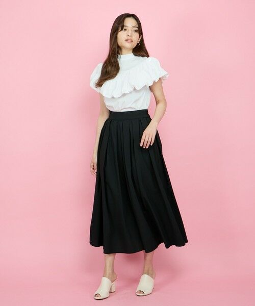 QUEENS COURT / クイーンズコート カットソー | シルケットカットフリルトップス≪手洗い可能≫ | 詳細3