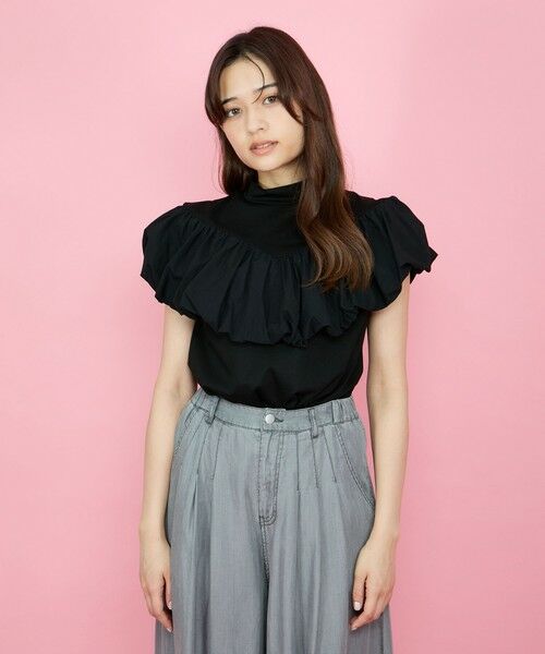 QUEENS COURT / クイーンズコート カットソー | シルケットカットフリルトップス≪手洗い可能≫ | 詳細6