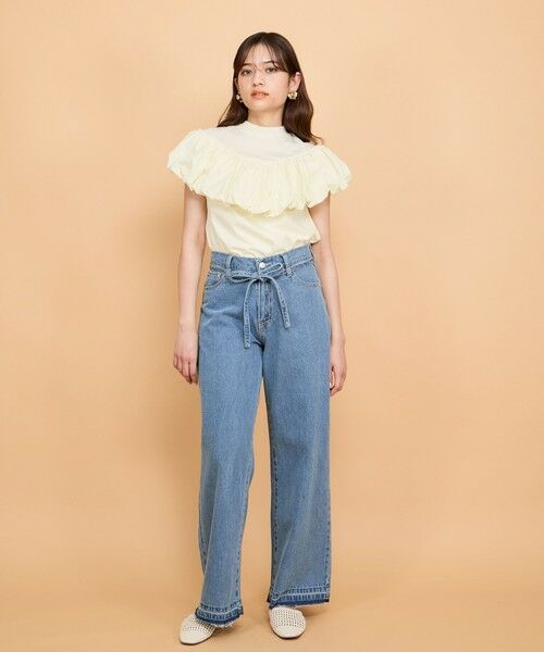 QUEENS COURT / クイーンズコート カットソー | シルケットカットフリルトップス≪手洗い可能≫ | 詳細12