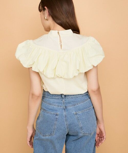 QUEENS COURT / クイーンズコート カットソー | シルケットカットフリルトップス≪手洗い可能≫ | 詳細10