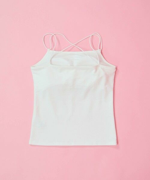 QUEENS COURT / クイーンズコート キャミソール・チューブトップ | カップ付きストラップキャミソール≪手洗い可能≫ | 詳細1