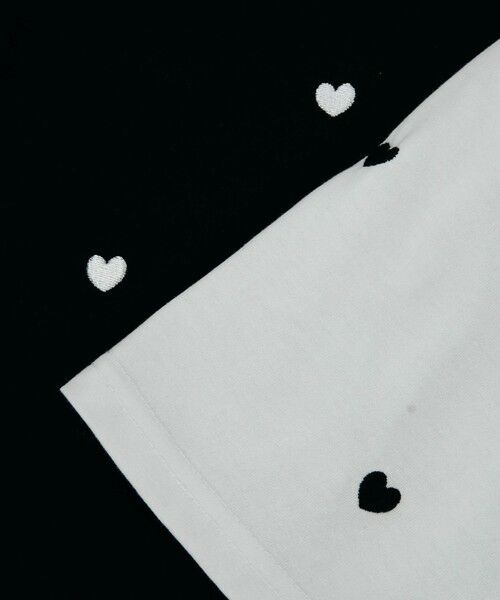 QUEENS COURT / クイーンズコート カットソー | ハート刺繍Tシャツ≪洗濯機で洗える≫ | 詳細6