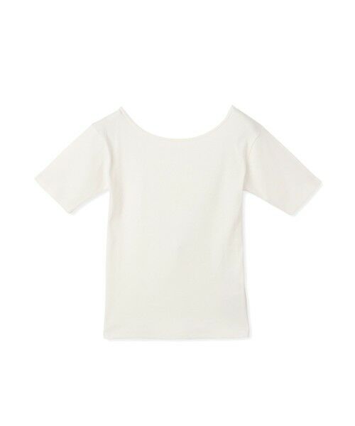 QUEENS COURT / クイーンズコート カットソー | テレコボートネック2WAYトップス≪手洗い可能≫ | 詳細3