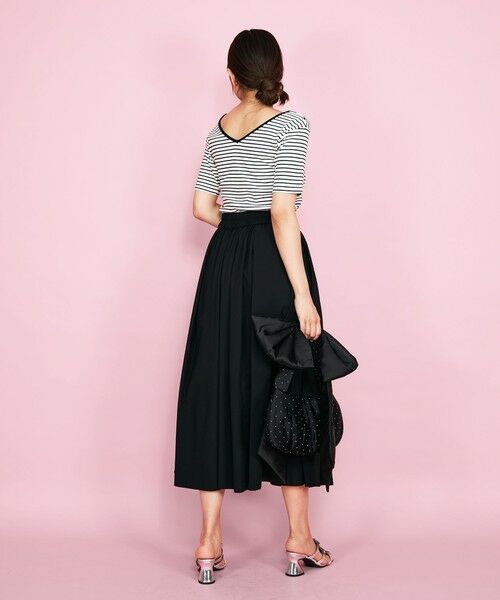 QUEENS COURT / クイーンズコート カットソー | テレコボートネック2WAYトップス≪手洗い可能≫ | 詳細13