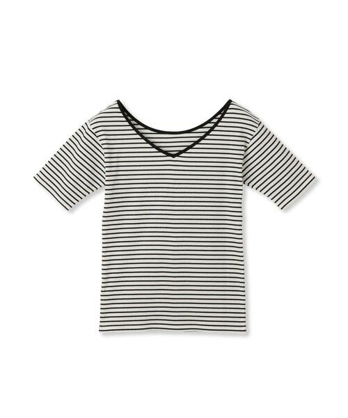 QUEENS COURT / クイーンズコート カットソー | テレコボートネック2WAYトップス≪手洗い可能≫ | 詳細15