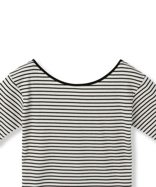 QUEENS COURT / クイーンズコート カットソー | テレコボートネック2WAYトップス≪手洗い可能≫ | 詳細16