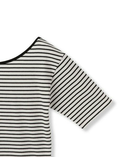 QUEENS COURT / クイーンズコート カットソー | テレコボートネック2WAYトップス≪手洗い可能≫ | 詳細17