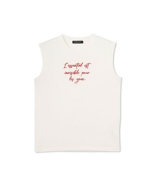 QUEENS COURT / クイーンズコート カットソー | 3DフロッキーノースリTシャツ≪洗濯機で洗える≫ | 詳細5