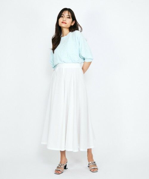 フラワーカットジャガードトップス≪手洗い可能≫ セール】 フラワーカットジャガードトップス≪手洗い可能