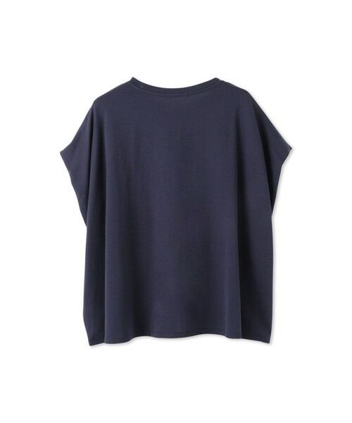 QUEENS COURT / クイーンズコート カットソー | 【LHELBIE】パール付きロゴプリントTシャツ≪洗濯機で洗える≫ | 詳細12