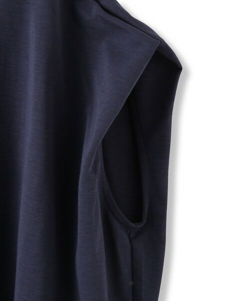 QUEENS COURT / クイーンズコート カットソー | 【LHELBIE】パール付きロゴプリントTシャツ≪洗濯機で洗える≫ | 詳細14