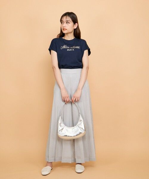 QUEENS COURT / クイーンズコート その他パンツ | シアーコードストライププリーツパンツ≪セットアップ対応/手洗い可能≫ | 詳細2