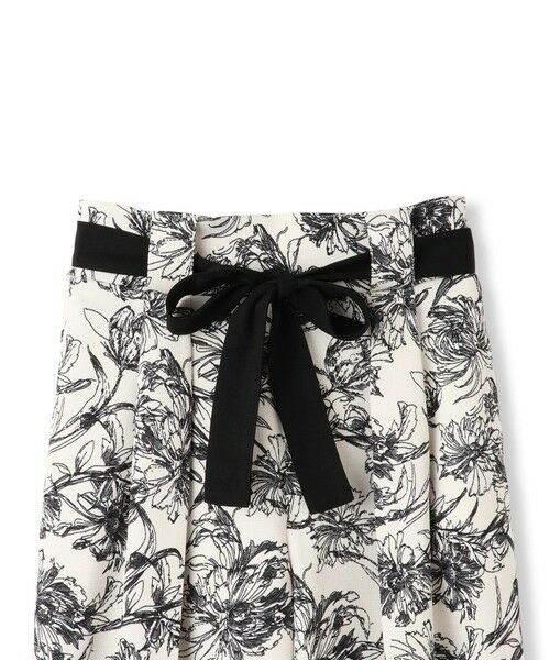 QUEENS COURT / クイーンズコート その他パンツ | ブッチャーフラワープリントパンツ≪洗濯機で洗える≫ | 詳細8