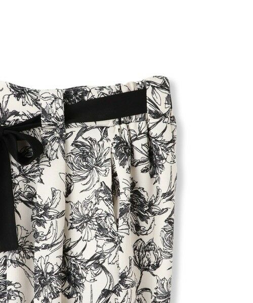 QUEENS COURT / クイーンズコート その他パンツ | ブッチャーフラワープリントパンツ≪洗濯機で洗える≫ | 詳細9