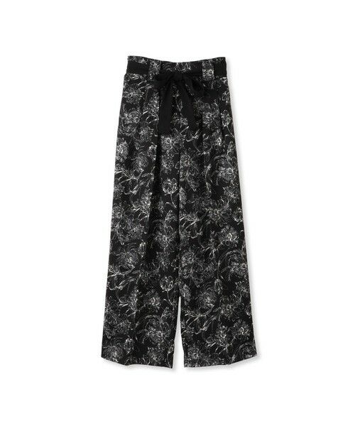 QUEENS COURT / クイーンズコート その他パンツ | ブッチャーフラワープリントパンツ≪洗濯機で洗える≫ | 詳細16