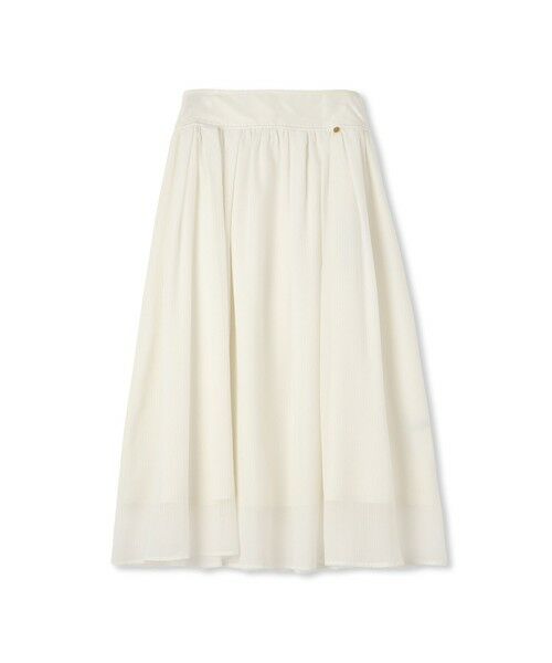 QUEENS COURT / クイーンズコート ミニ・ひざ丈スカート | シアーストライプスカート≪セットアップ対応/手洗い可能≫ | 詳細6