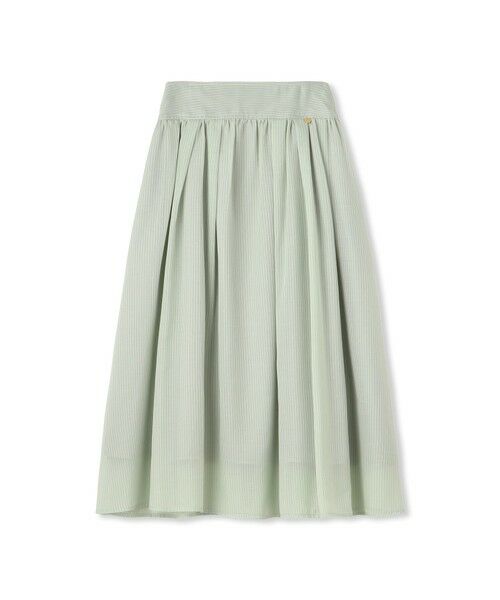 QUEENS COURT / クイーンズコート ミニ・ひざ丈スカート | シアーストライプスカート≪セットアップ対応/手洗い可能≫ | 詳細14