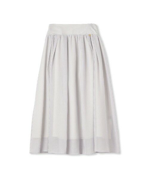 QUEENS COURT / クイーンズコート ミニ・ひざ丈スカート | シアーストライプスカート≪セットアップ対応/手洗い可能≫ | 詳細27