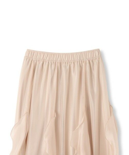 QUEENS COURT / クイーンズコート ミニ・ひざ丈スカート | シルキーオーガンジースカート≪手洗い可能≫ | 詳細11