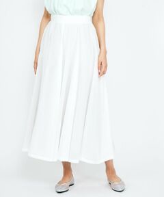 QUEENS COURT / クイーンズコート ミニ・ひざ丈スカート | ドライエステルパネルギャザースカート≪手洗い可能≫