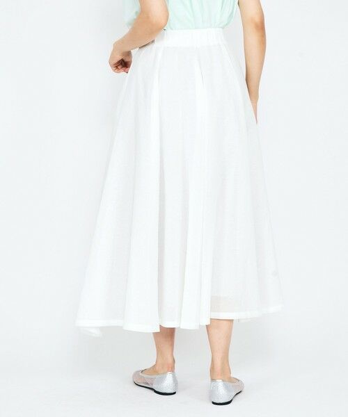 QUEENS COURT / クイーンズコート ミニ・ひざ丈スカート | ドライエステルパネルギャザースカート≪手洗い可能≫ | 詳細2