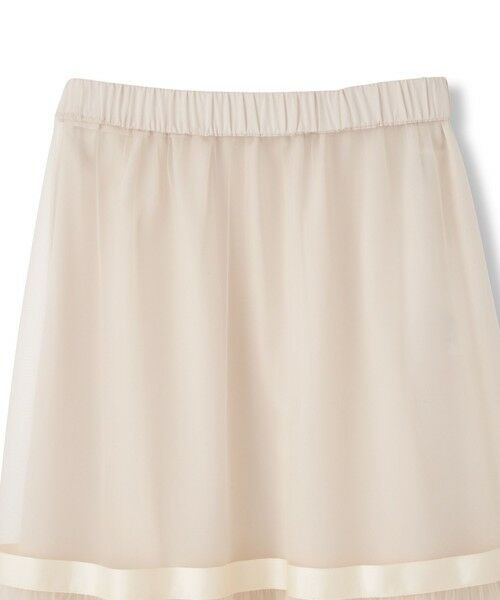 QUEENS COURT / クイーンズコート ミニ・ひざ丈スカート | 2WAYリボンティアードチュールスカート≪手洗い可能≫ | 詳細6
