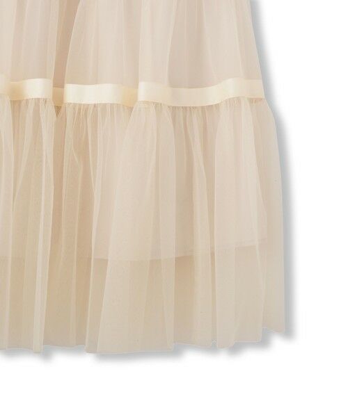 QUEENS COURT / クイーンズコート ミニ・ひざ丈スカート | 2WAYリボンティアードチュールスカート≪手洗い可能≫ | 詳細11