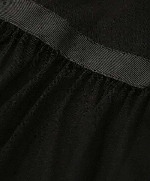 QUEENS COURT / クイーンズコート ミニ・ひざ丈スカート | 2WAYリボンティアードチュールスカート≪手洗い可能≫ | 詳細18
