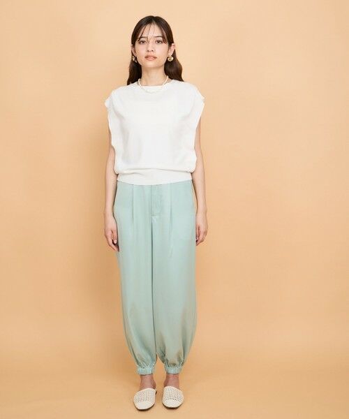 QUEENS COURT / クイーンズコート ニット・セーター | レーヨンニットフレンチトップス | 詳細2