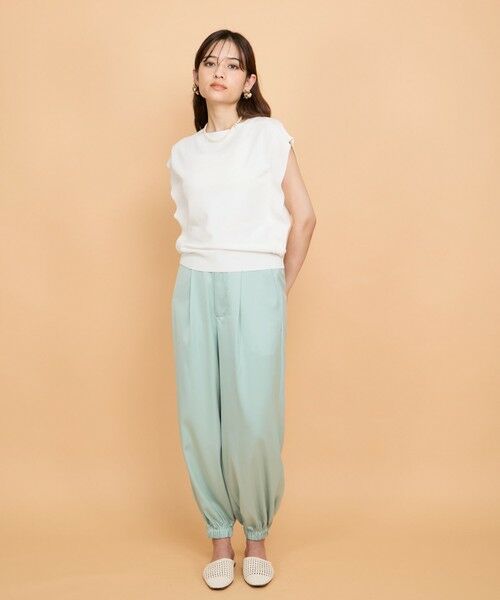 QUEENS COURT / クイーンズコート ニット・セーター | レーヨンニットフレンチトップス | 詳細3